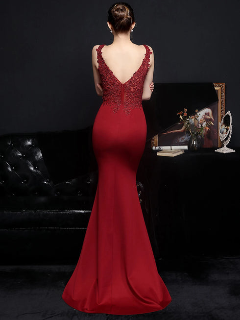 Sexy Elegant Luxury Wedding Evening Long Dresses for Women Rhinestone Prom Party Dresses Summer Dress